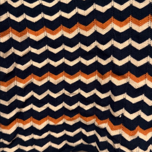 Sezane Erika Top Marine / Ocre - Size M - Picture 5 of 6